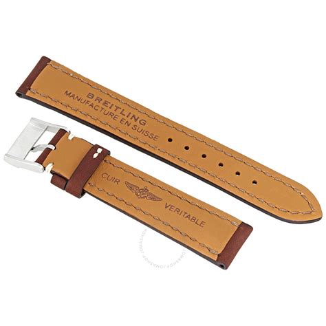 breitling watch brown leather strap|replacement breitling leather watch strap.